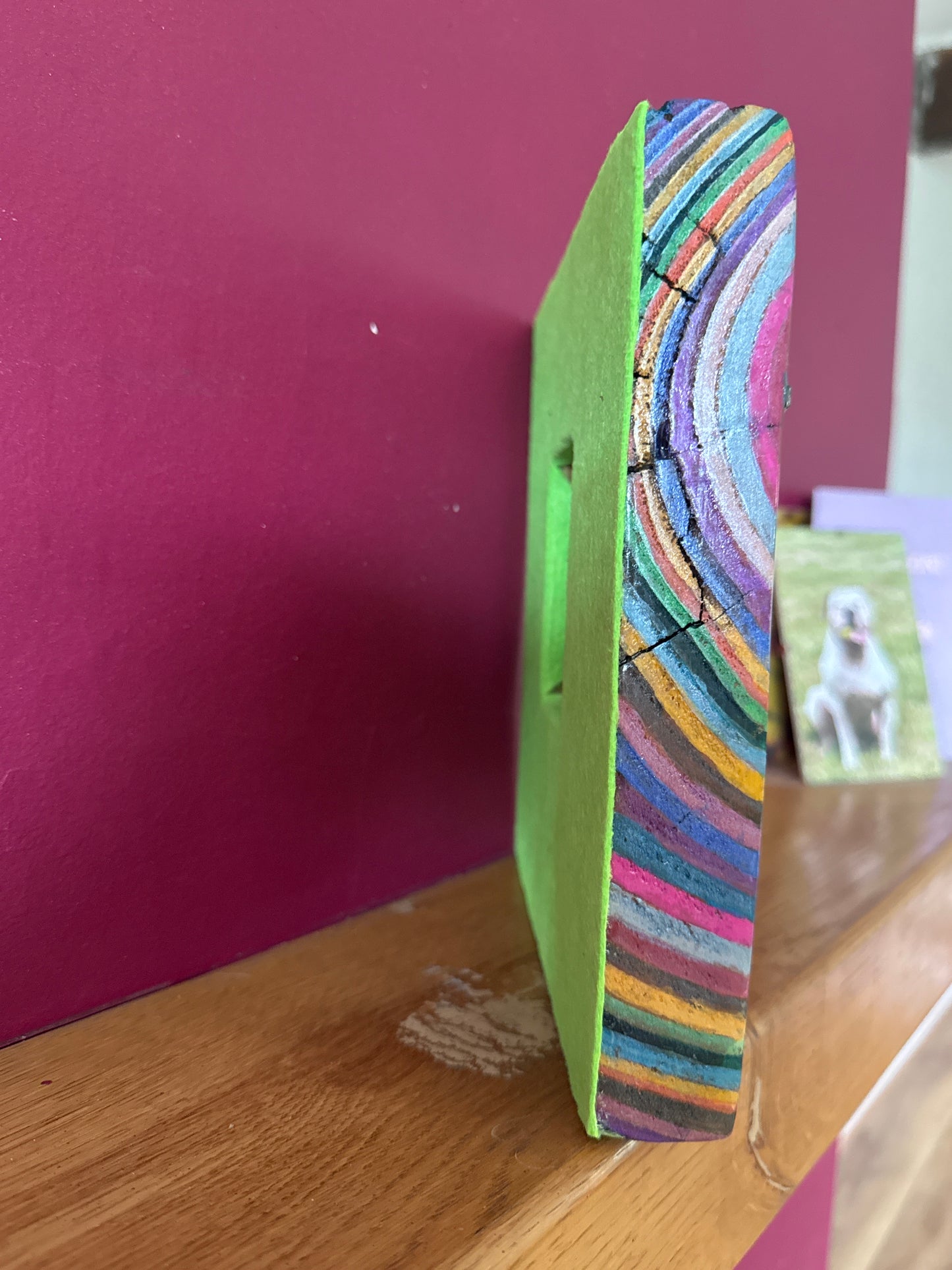 Colourblock clock