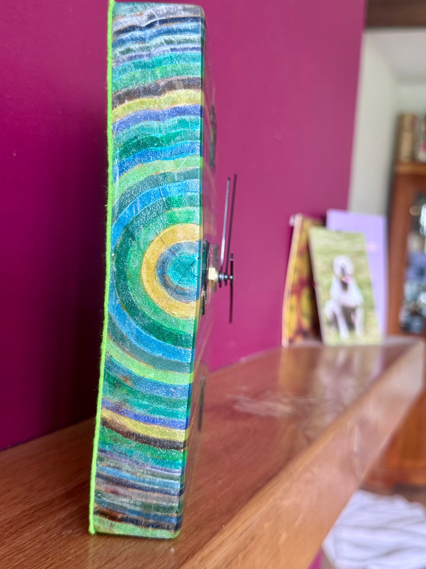 Colourblock clock