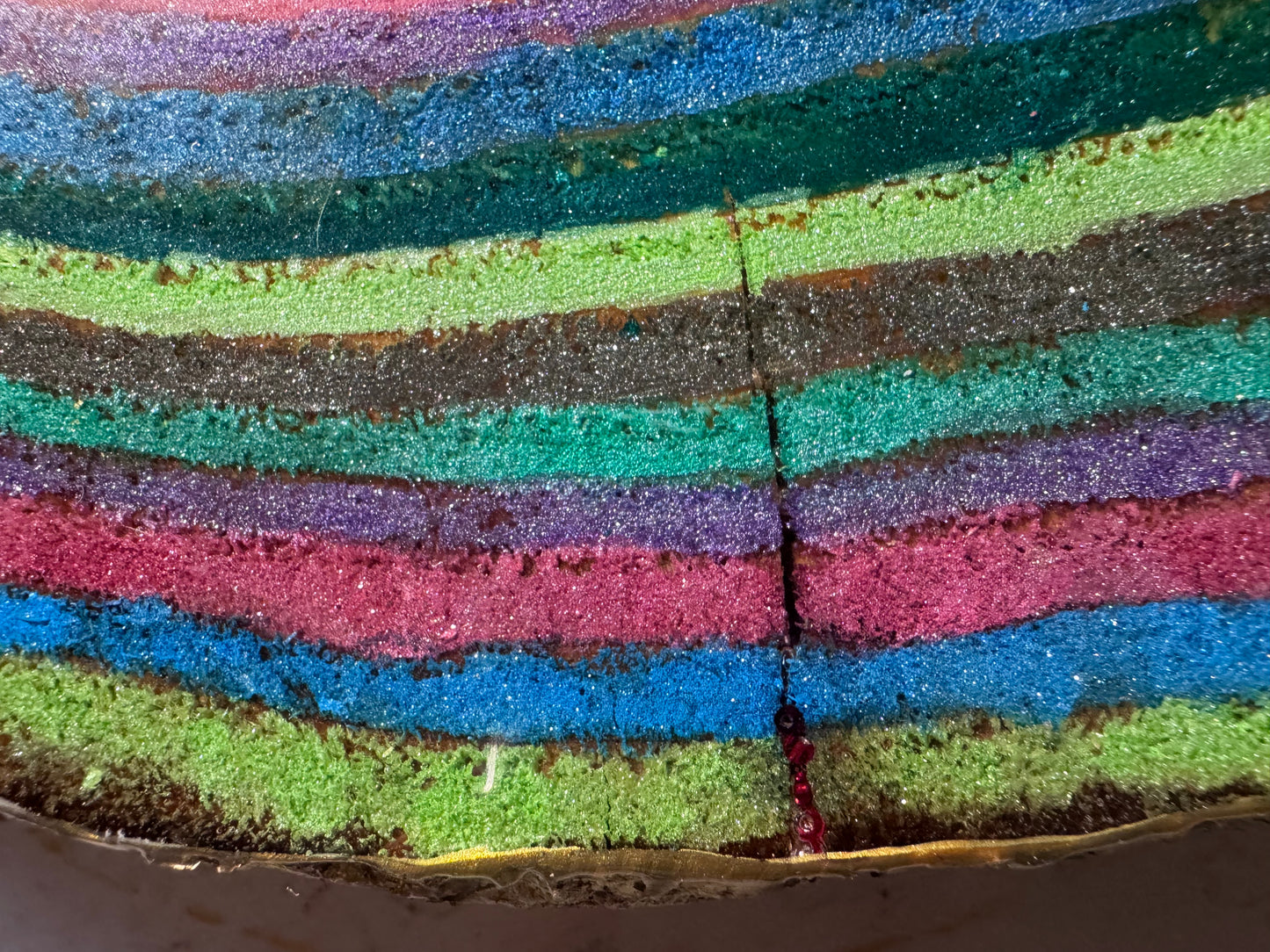 Large wooden epoxied plinth table centrepiece